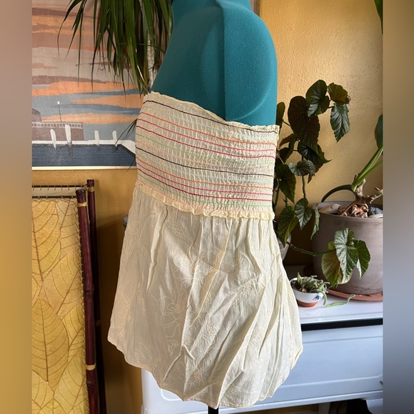 Retro style strapless top - Picture 3 of 5